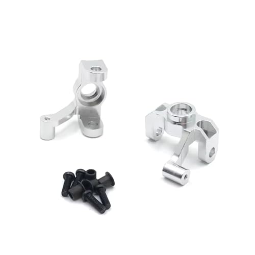 GTVNPOA Für WLtoys 12427 12428 12423 12429 FY01 FY02 FY03 Metall Front Steering Cup RC Auto Teile Und Zubehör Upgrade Ersatz Und Verwendung RC Zubehör(Silver) von GTVNPOA
