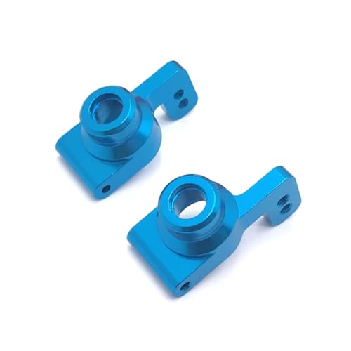 GTVNPOA Für WLtoys 144010 144001 02 124017-16-18 124019 Metall Hinterrad Für Seat Fernbedienung Autoteile Und Zubehör Upgrade-Ersatzverwendung RC Zubehör(Blue) von GTVNPOA