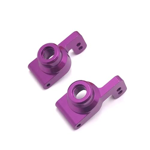 GTVNPOA Für WLtoys 144010 144001 02 124017-16-18 124019 Metall Hinterrad Für Seat Fernbedienung Autoteile Und Zubehör Upgrade-Ersatzverwendung RC Zubehör(Purple) von GTVNPOA