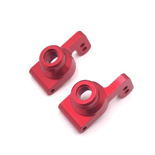GTVNPOA Für WLtoys 144010 144001 02 124017-16-18 124019 Metall Hinterrad Für Seat Fernbedienung Autoteile Und Zubehör Upgrade-Ersatzverwendung RC Zubehör(Red) von GTVNPOA