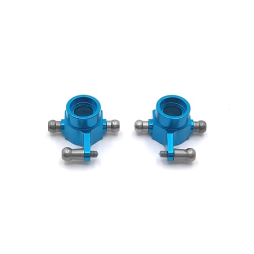 GTVNPOA Für WLtoys 284131 K969 K979 K989 K999 P929 P939 1/28 Metall Hinterrad Lenkbecher RC Autoteile Und Zubehör Upgrade Ersatz Und Verwendung RC Zubehör(Blue) von GTVNPOA