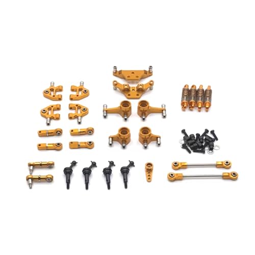 GTVNPOA Für WLtoys 284131 K969 K979 K989 K999 P929 P939 Metallpleuelsatz Fernbedienung Autoteile Und Zubehör Upgrade Ersatz Verwendung RC Zubehör(Yellow) von GTVNPOA