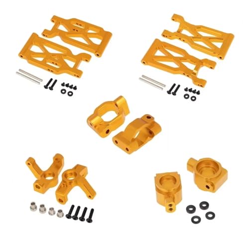 GTVNPOA Für WLtoys Für 104001 RC Auto Ersetzen Für Schaukel Arm Auto Modell Ersatz Zubehör Upgrade Teile Ersatz RC Zubehör(Yellow) von GTVNPOA