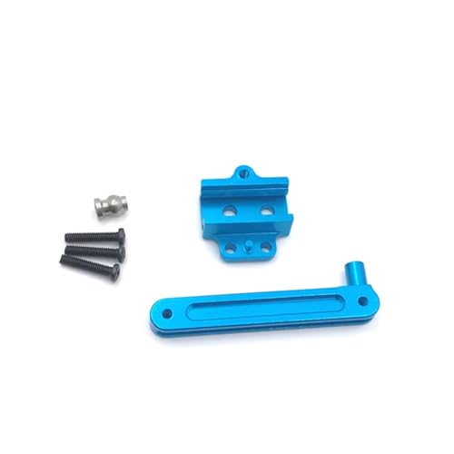 GTVNPOA Für Wltoys Für 12423 12427 12428 12429 FY01 FY02 FY03 FY07 FY08 RC Auto Fernbedienung Auto Unterstützung Lenkung Verbindungsstück Metall Upgrade Teile RC Zubehör(Blue) von GTVNPOA