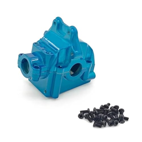 Für Wltoys Für 144001 144002 144010 124016 124019 Metall Getriebegehäuse Differentialgehäuse Getriebe Geeignete Upgrade-Teile RC Zubehör(Blue,1pcs) von GTVNPOA