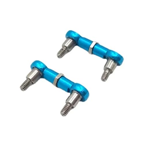GTVNPOA Für Wltoys K969 K979 K989 K999 P929 P939 1/28 Metall-Hinterrad-Kugelgelenkstange RC-Auto Kettenfahrzeug-Upgrades Teile Zubehör Ersatzverwendung RC Zubehör(Blue) von GTVNPOA