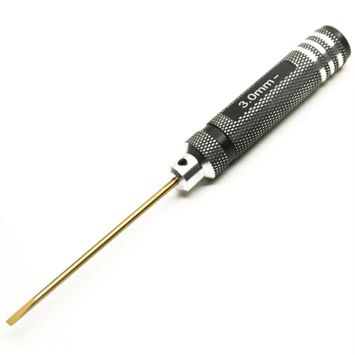 GTVNPOA RC Demontage Hilfs Allgemeine Teile RC-Auto 3.0 4.0 5.0 5,8 Mm Schlitzschraubendreher Schraube Für Bolzentreiber Reparatur Demontagewerkzeug RC-Auto-Boot-Flugzeugmodell Für Spielzeug(3mm) von GTVNPOA