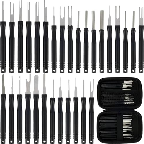 GTVNPOA RC Demontage Hilfs Allgemeine Teile RC Auto 30Pcs Terminal Pin Removal Tool Kit Edelstahl Pin Elektrische Draht Stecker Pin Release Tool Auto GTVNPOA RC Demontage Hilfs Allgemeine Teile RC Auto 30Pcs Terminal Pin Removal Tool Kit Edelstahl Pin Elektrische Draht Stecker Pin Release Tool Auto von GTVNPOA