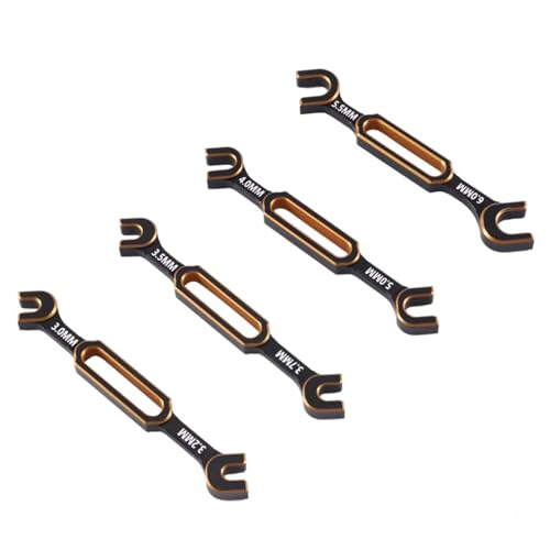 GTVNPOA RC Demontage Hilfs Allgemeine Teile RC-Auto 4-teiliger Schraubenschlüssel 3/3,2/3,5/3,7/4/5/5,5/6 Mm Spannschlossmutter Kugelgelenkentferner Für Universalwerkzeug RC-Auto Drohne Boot(Yellow) GTVNPOA RC Demontage Hilfs Allgemeine Teile RC-Auto 4-teiliger Schraubenschlüssel 3/3,2/3,5/3,7/4/5/5,5/6 Mm Spannschlossmutter Kugelgelenkentferner Für Universalwerkzeug RC-Auto Drohne Boot(Yellow) von GTVNPOA
