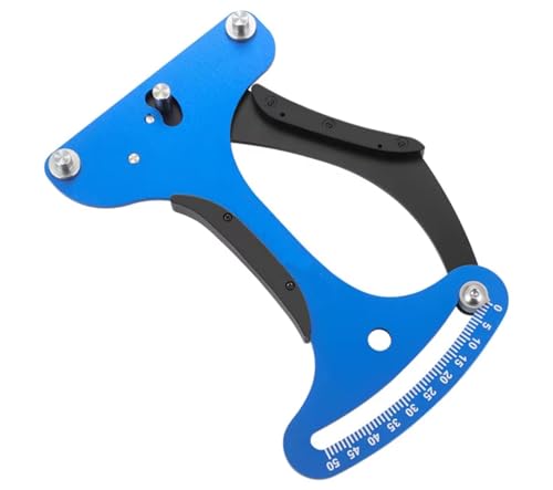 GTVNPOA RC Demontage Hilfs Allgemeine Teile RC-Auto Fahrradspeichenkorrekturwerkzeug Speichenspannungsmesser Rad CNC Zuverlässige Anzeige Freilaufpedal Speichenkettenreparaturwerkzeug(Blue) von GTVNPOA
