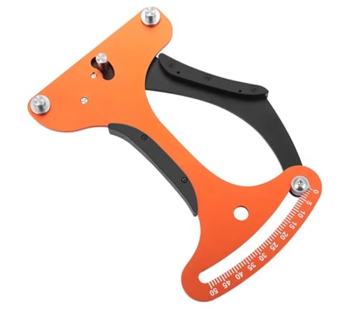 GTVNPOA RC Demontage Hilfs Allgemeine Teile RC-Auto Fahrradspeichenkorrekturwerkzeug Speichenspannungsmesser Rad CNC Zuverlässige Anzeige Freilaufpedal Speichenkettenreparaturwerkzeug(Orange) von GTVNPOA
