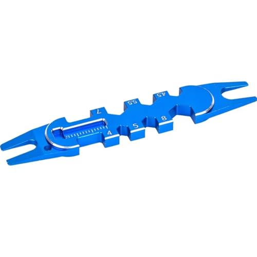 GTVNPOA RC Demontage Hilfs Für RC-Modellautos Für Buggy-Crawler, Aluminium-Kugelkopfentferner Spurstangen-Einstellwerkzeuge Mehrzweck-Reparaturwerkzeuge(Blue) von GTVNPOA