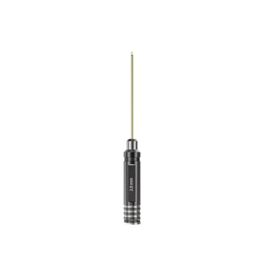 GTVNPOA RC Demontage Hilfs Für Universalteile RC-Auto 0,9/1,27/1,3/1,5/2,0/2,5/3,0 Mm Weißstahl-Sechskantschraubendreher-Werkzeugsatz RC-Auto-Rep(2.0mm) von GTVNPOA