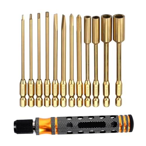 GTVNPOA RC Demontage Hilfs Für Universalteile RC-Auto 1,5/2,0/2,5/3,0 Mm 12-teiliges Reparaturwerkzeug Innensechskant-Steckschlüssel T20 Zubehör Schraubendreher-Set GTVNPOA RC Demontage Hilfs Für Universalteile RC-Auto 1,5/2,0/2,5/3,0 Mm 12-teiliges Reparaturwerkzeug Innensechskant-Steckschlüssel T20 Zubehör Schraubendreher-Set von GTVNPOA