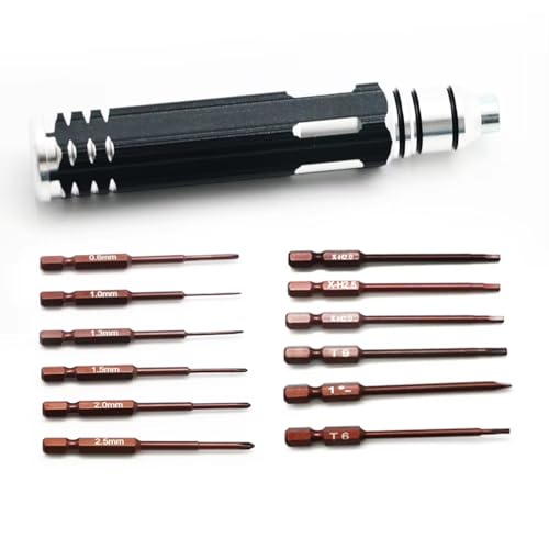 GTVNPOA RC Demontage Hilfs Für Universalteile RC-Auto 12-in-1 RC-Hartlegierungs-Schraubendreher-Set Entfernungswerkzeuge Für RC Für Spielzeug Entfernungswerkzeuge von GTVNPOA