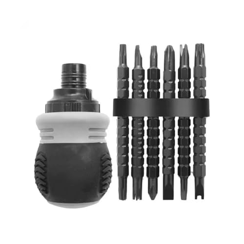 GTVNPOA RC Demontage Hilfs Für Universalteile RC-Auto 12-in-1-Ratschenschraubendreher-Set Verstellbarer Griff Schraubendreher-Bit-Set Reparatur-Handwerkzeug-Kit von GTVNPOA