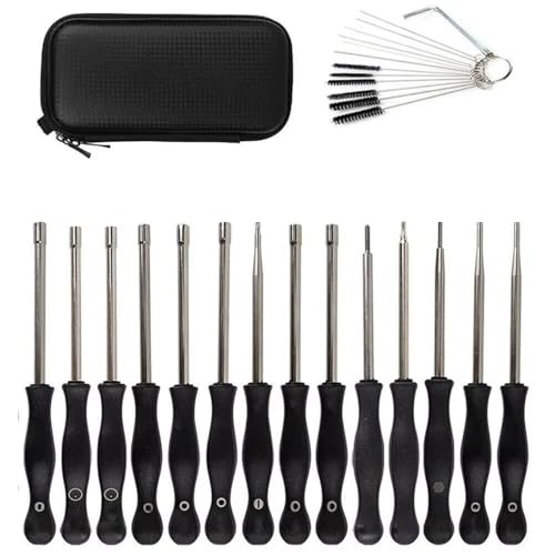 GTVNPOA RC Demontage Hilfs Für Universalteile RC-Auto 14-teiliges Vergaser-Einstellwerkzeug Schraubendreher-Set Für Vergaser Für Kleine Vergaser-Tune Für Up-Vergaser-Einstellwerkzeug von GTVNPOA