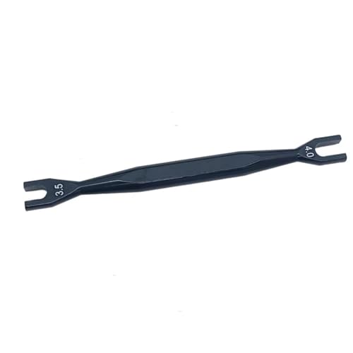 GTVNPOA RC Demontage Hilfs Für Universalteile RC-Auto 4 Mm 3,5 Mm Aluminium-Spannschloss-Dreherschlüssel 4,1 Mm Kopfabdeckung Für RC-Auto 7075 Material(1PCS Black) von GTVNPOA
