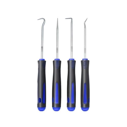 GTVNPOA RC Demontage Hilfs Für Universalteile RC-Auto 4-TLG. 160-mm-Pick-Haken-Set Auto Auto Fahrzeug Öldichtung Schraubendreher O-Ring-Dichtung Dichtungsabzieher Entferner(Blue) von GTVNPOA