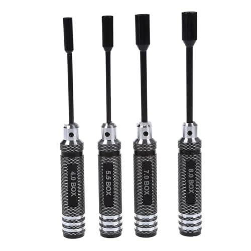 GTVNPOA RC Demontage Hilfs Für Universalteile RC-Auto 4 Teile/Satz Metall Sechskantmutter Schlüssel Buchse Schraubendreher 4/5,5/7/8mm RC Werkzeuge GTVNPOA RC Demontage Hilfs Für Universalteile RC-Auto 4 Teile/Satz Metall Sechskantmutter Schlüssel Buchse Schraubendreher 4/5,5/7/8mm RC Werkzeuge von GTVNPOA
