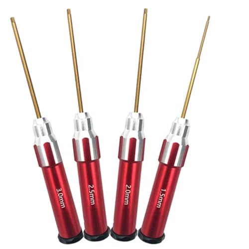 GTVNPOA RC Demontage Hilfs Für Universalteile RC-Auto 4-teiliges Für Titan-Präzisions-Mini-Sechskant-Schraubendreher-Set 1,5 Mm 2 Mm 2,5 Mm 3,0 Mm, RC-Tool-Kit Für RC-Auto GTVNPOA RC Demontage Hilfs Für Universalteile RC-Auto 4-teiliges Für Titan-Präzisions-Mini-Sechskant-Schraubendreher-Set 1,5 Mm 2 Mm 2,5 Mm 3,0 Mm, RC-Tool-Kit Für RC-Auto von GTVNPOA