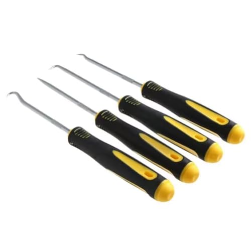 GTVNPOA RC Demontage Hilfs Für Universalteile RC-Auto 4-teiliges Langes Pick-Haken-Set Dichtungsabzieher Pick-Werkzeuge Für Entfernen Von Auto-Auto-Öldichtungen O-Ring-Dichtungswerkzeugen(16cm) von GTVNPOA