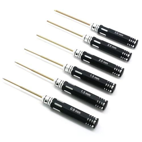 GTVNPOA RC Demontage Hilfs Für Universalteile RC-Auto 6-TLG. Sechskantschraubendreher-Set Titanbeschichtung Gehärtet 0,9 1,3 1,5 2,0 2,5 3,0 Mm Schraubendreher Für RC-Auto Für Spielzeug 1 Set GTVNPOA RC Demontage Hilfs Für Universalteile RC-Auto 6-TLG. Sechskantschraubendreher-Set Titanbeschichtung Gehärtet 0,9 1,3 1,5 2,0 2,5 3,0 Mm Schraubendreher Für RC-Auto Für Spielzeug 1 Set von GTVNPOA