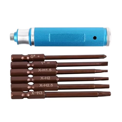 GTVNPOA RC Demontage Hilfs Für Universalteile RC-Auto 6-in-1-Sechskantschraubendreher-Werkzeugsatz Für RC-Modellreparaturwerkzeugschlüssel RC-Werkzeugentfernungswerkzeuge von GTVNPOA