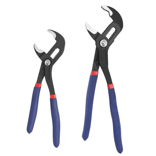 GTVNPOA RC Demontage Hilfs Für Universalteile RC-Auto 7" 10" Wasserpumpenzangensatz Einstellbare Schnellspanner-Druckknopf-Stahlrillengelenkzange Für Den Mehrzweckgebrauch(2PC Set) von GTVNPOA