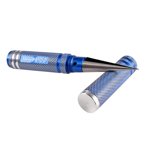 GTVNPOA RC Demontage Hilfs Für Universalteile RC-Auto 9IMOD 0-14 Mm RC-Reiben Für Kantenreibahle Erweiterungslocheröffner RC-Karosserie-Bohrwerkzeuge(Dark Blue) von GTVNPOA
