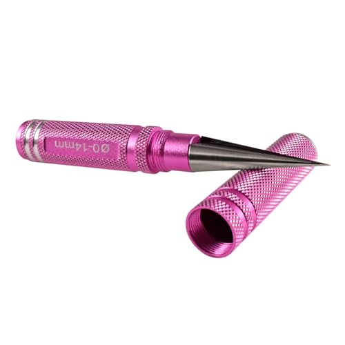 GTVNPOA RC Demontage Hilfs Für Universalteile RC-Auto 9IMOD 0-14 Mm RC-Reiben Für Kantenreibahle Erweiterungslocheröffner RC-Karosserie-Bohrwerkzeuge(Pink) von GTVNPOA