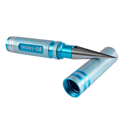 GTVNPOA RC Demontage Hilfs Für Universalteile RC-Auto 9IMOD 0-14 Mm RC-Reiben Für Kantenreibahle Erweiterungslocheröffner RC-Karosserie-Bohrwerkzeuge(Sky Blue) von GTVNPOA
