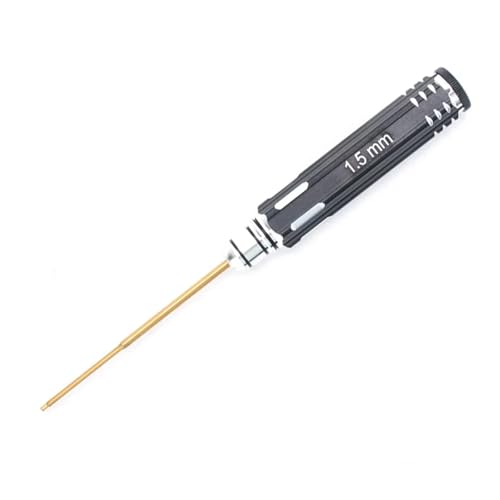 GTVNPOA RC Demontage Hilfs Für Universalteile RC-Auto Schraubendreher Werkzeuge Reparaturwerkzeug Legierter Stahl Metall 1,5/2,0/2,5/3,0 Mm Sechskantschraubendreher Für RC-Auto(1.5MM) von GTVNPOA