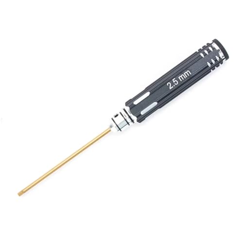 GTVNPOA RC Demontage Hilfs Für Universalteile RC-Auto Schraubendreher Werkzeuge Reparaturwerkzeug Legierter Stahl Metall 1,5/2,0/2,5/3,0 Mm Sechskantschraubendreher Für RC-Auto(2.5MM) von GTVNPOA