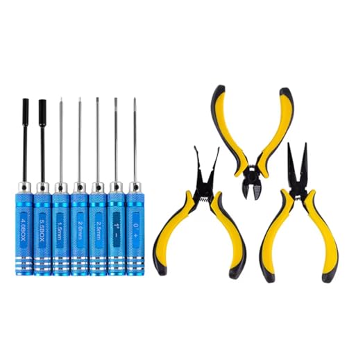 GTVNPOA RC Demontage Hilfs Für Universalteile RC-Auto-Werkzeugsatz Ball Link 10 In 1 RC-Schraubendreherzange Hex Hand Repair Tools Kits GTVNPOA RC Demontage Hilfs Für Universalteile RC-Auto-Werkzeugsatz Ball Link 10 In 1 RC-Schraubendreherzange Hex Hand Repair Tools Kits von GTVNPOA