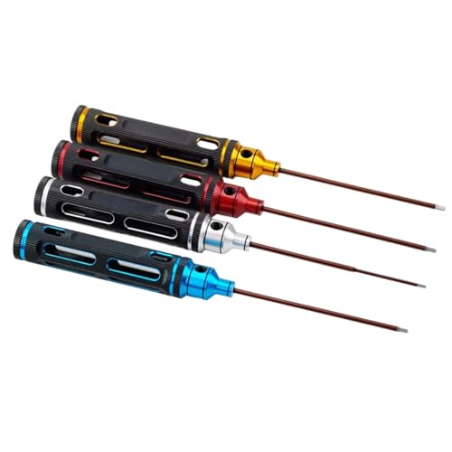 GTVNPOA RC Demontage Hilfs Für Universalteile RC-Auto-Werkzeugsatz - Schraubendrehersatz Flacher Kreuzschlitz Sechskantzange Schraubenschlüssel Reparaturwerkzeuge 4-teilig von GTVNPOA