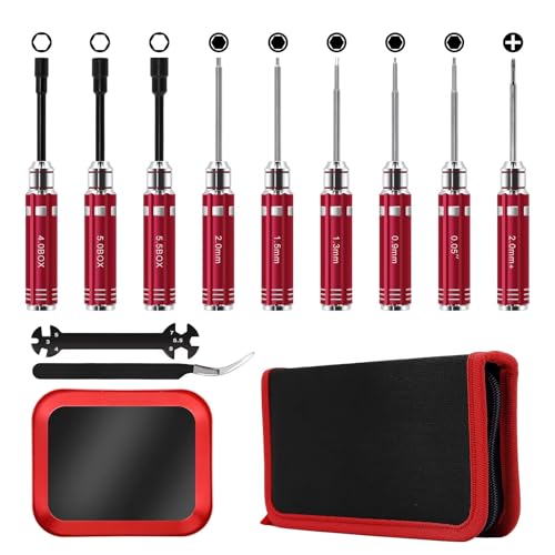 GTVNPOA RC Demontage Hilfs Für Universalteile RC-Automodell-Fernbedienung Für Kletterautomodell Wartungs- Und Demontagesatz Innensechskant-Kreuzschlitzschraubendreher-Set Werkzeug GTVNPOA RC Demontage Hilfs Für Universalteile RC-Automodell-Fernbedienung Für Kletterautomodell Wartungs- Und Demontagesatz Innensechskant-Kreuzschlitzschraubendreher-Set Werkzeug von GTVNPOA