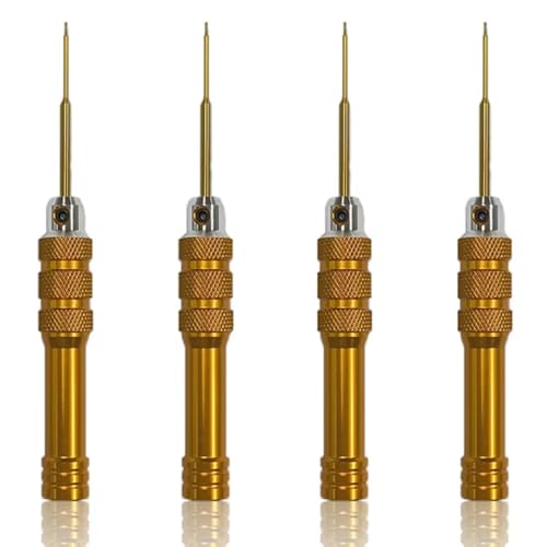 GTVNPOA RC Demontage Hilfs Für Universalteile Rc-Auto 0,9 Mm 1,27 Mm Sechskantschraubendreher-Steckschlüsselschrauben Werkzeugsatz Für RC-Modell-Metallreparaturwerkzeuge(Yellow) von GTVNPOA