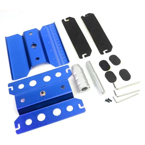 GTVNPOA RC Demontage Hilfs RC-Autos Werkzeugerhöhung Arbeitsständer Montage Für Plattform 360 Grad Drehbar Reparaturstation 1/10 1/8 Für Buggy Crawler Car(Blue) von GTVNPOA