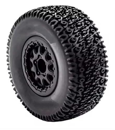 GTVNPOA RC Reifen Set Naben Für Slash Für Arrma Für Senton Für HuanQi 727 Für Vkar 10sc Rc Auto 4 Stücke 112mm 1/10 Short Course Truck Reifen Reifen Rad Mit 12mm Hex(B) von GTVNPOA