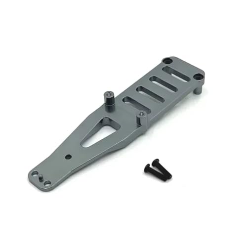 GTVNPOA RC-Teile Für Wltoys 124006 12423 12427 12428 12429 1/12 Metall Zweite Boden Platte RC Auto Upgrade Teile Zubehör(Light Grey) von GTVNPOA