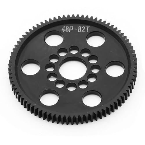 GTVNPOA RC Zubehör Für 3Racing Für Sakura Für XIS S XI CS D4 D5 1/10 48P Stirnrad Hauptzahnrad 75T 78T 82T 85T 88T 90T Ersatz RC Auto Upgrade Teile Zubehör(82T) von GTVNPOA