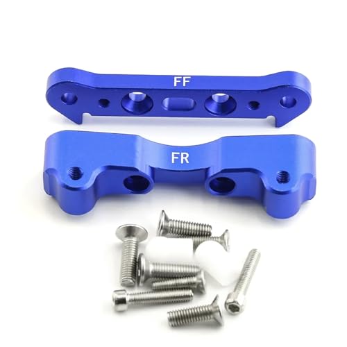 GTVNPOA RC Zubehör Für Arrma 1/5 Für Kraton Für Outcast 8S RC-Car Metall Vorder- Und Hinterradaufhängung Unterer Querlenker Upgrade-Teile Zubehör(Blue,2pcs Front) von GTVNPOA