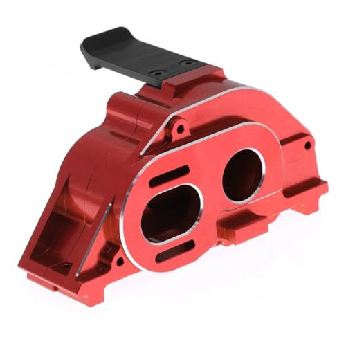GTVNPOA RC Zubehör Für Arrma 1/8 Für Mojave 4S 4X4 Für BLX RC Auto Metall Center Getriebe Motor Halterung Getriebe Box Upgrade Teile Geändert Zubehör(Red) von GTVNPOA