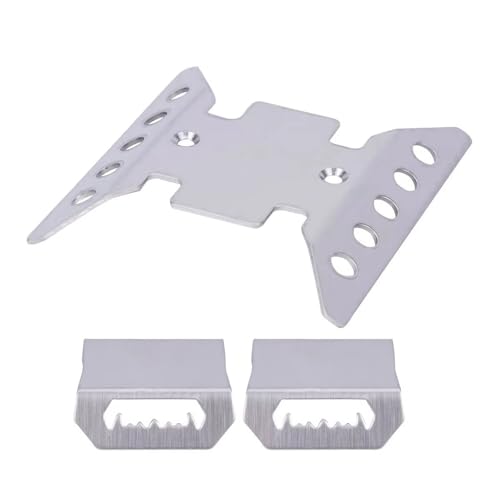 GTVNPOA RC Zubehör Für Axial Für SCX10 III CJ7 Für Gladiatus Für Wrangler Für Bronco 1/10 Metall Portal Achse Unterfahrschutz Chassis Rüstung RC Crawler Auto Upgrade Teile(Set) von GTVNPOA