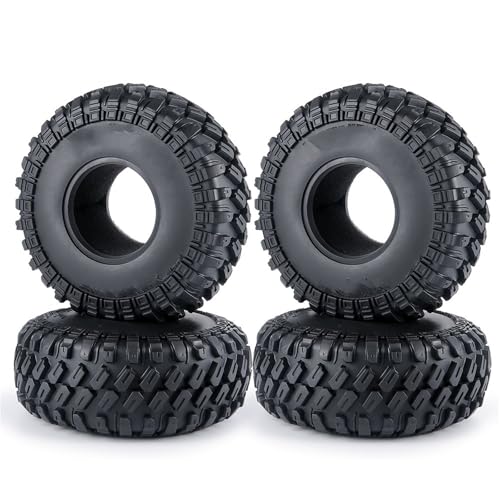 GTVNPOA RC Zubehör Für Axial Für SCX10 III Für Capra Für TRX-4 1/10 RC Auto Für Monster Truck Upgrade Teile 2,2 Zoll Gummi Reifen Rad Reifen Mit Schaum Auto Zubehör(140mm 4) von GTVNPOA