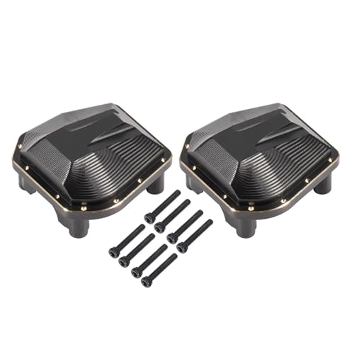 GTVNPOA RC Zubehör Für Axial Für SCX10 Pro 4x4 1/10 Für Comp RC Crawler Für LCG -Chassis Vorderen Hinterachse Hochleistungs -Messing -Deckungs -Ersatz Für RC -Autoteile(Size 2PCS) von GTVNPOA