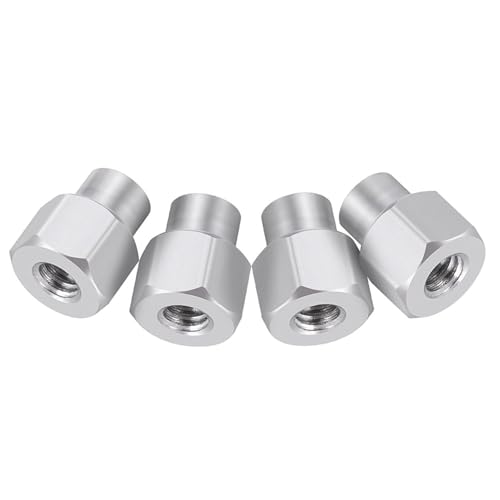 GTVNPOA RC Zubehör Für Axial Für SCX24 Für FCX24M 1/24 RC Auto Upgrade Teile 4Pcs Metall Erweiterte 2/3/5mm Rad Hex Adapter Dekoration Auto Zubehör(2mm) von GTVNPOA