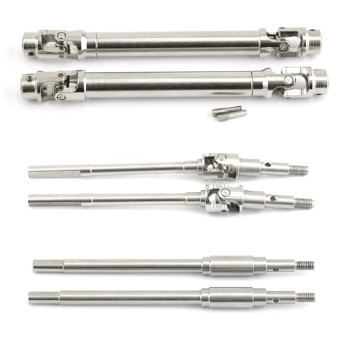 GTVNPOA RC Zubehör Für FMS Für Mashigan Für RocHobby Für Atlas Metall Vorder- Und Hinterachse Antriebswelle CVD Antriebswelle Für 1/10 RC Auto Upgrade Teile(1 Set) von GTVNPOA