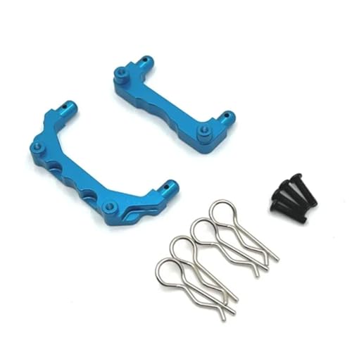 GTVNPOA RC Zubehör Für MJX 1/14 14209 14210 Metall Körper Mount Post Shell Spalte RC Auto Upgrade Teile Geändert Zubehör Ersatz DIY Teile(Blue) von GTVNPOA